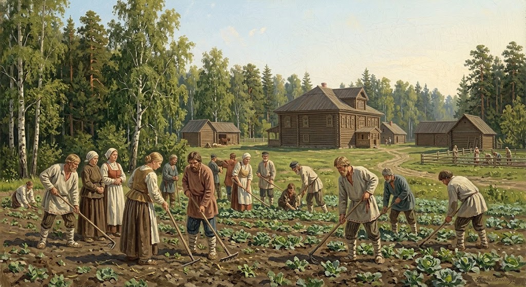 История усадьбы 4 Крестьянский быт в усадьбе Белова - история усадьбы Белова глазами простых людей